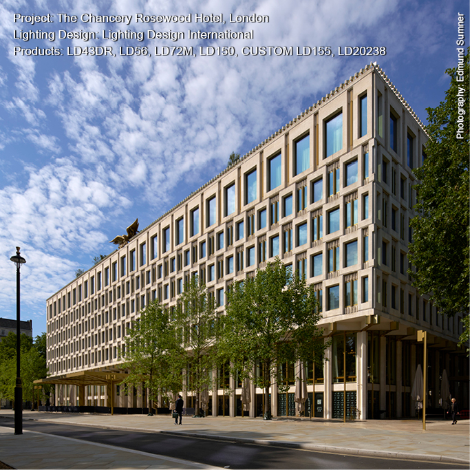 The Chancery Rosewood Hotel Lightgraphix Creative Lighting Solutions